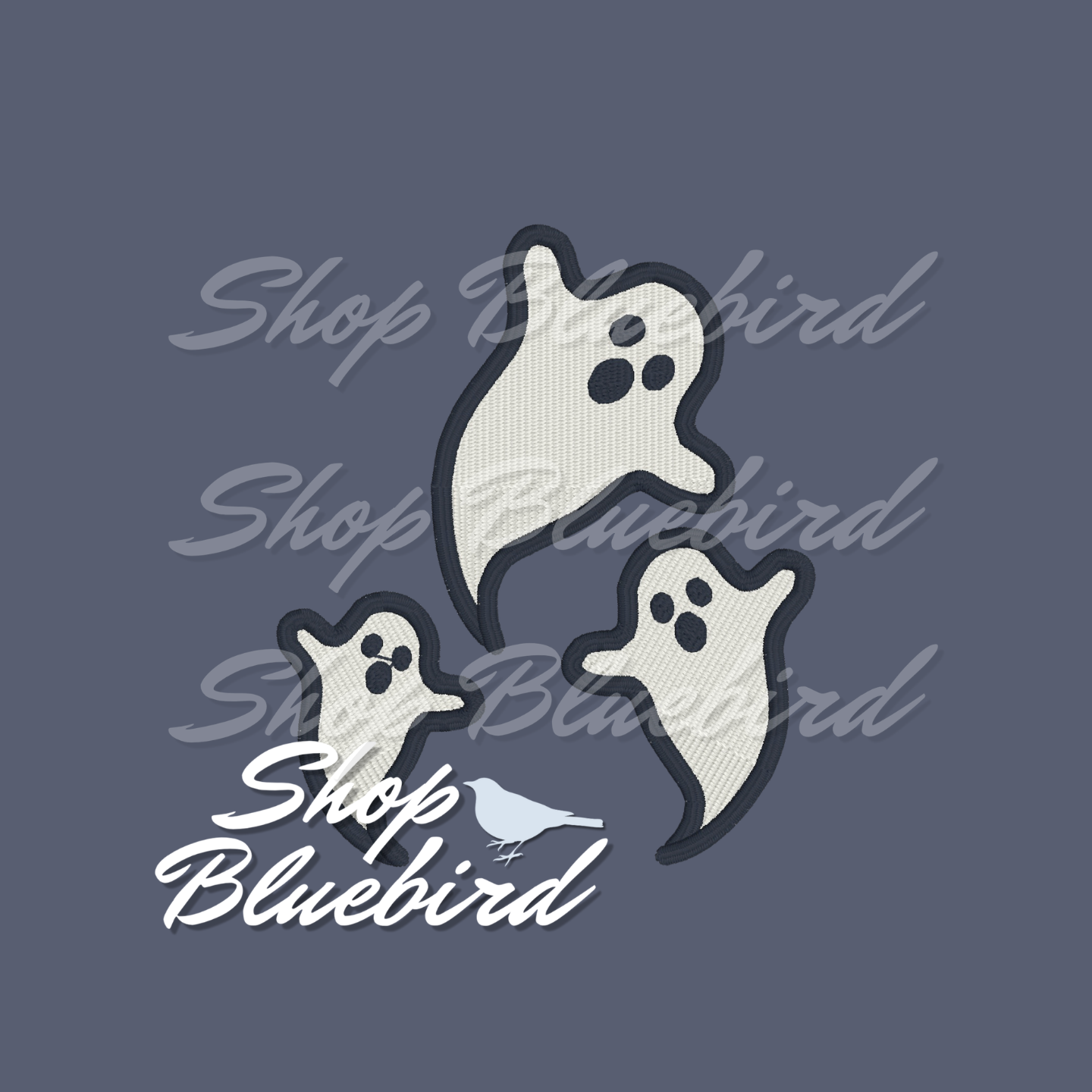 Pocket Ghosts Digital Embroidery Design