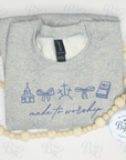 Made to Worship Embroidered Crewneck