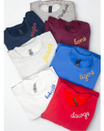 Custom Embroidered Neckline Sweatshirt – Mascot Edition