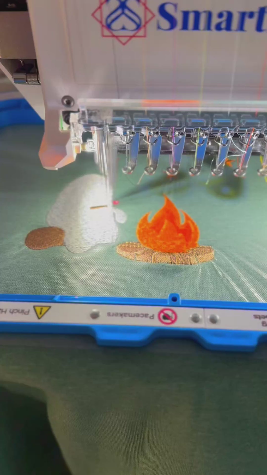 Ghost Campfire Embroidered Sweatshirt