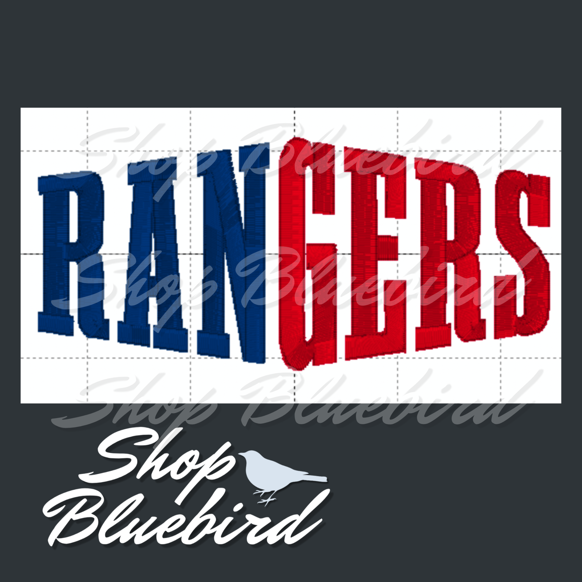 Rangers Diamond Hat Digital Embroidery Design