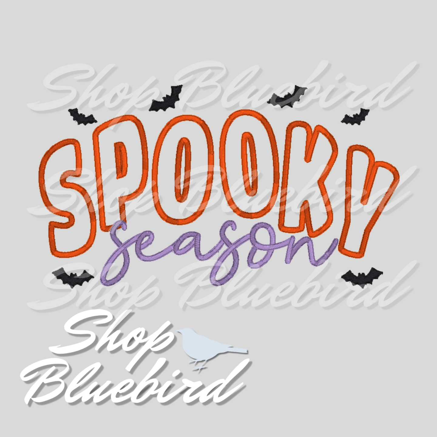 Spooky Season Applique Digital Embroidery Design