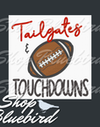 Tailgates & Touchdowns Digital Embroidery Design