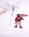 Embroidered Mascot Quarter Zip